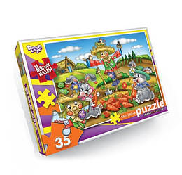 М'які пазли S35-10-01…16, Danko Toys, на 35 елементів, класичні, дитячі, казка, розвиваюча гра для дітей