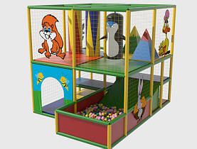 Веселі звірята ігровий дитячий лабіринт