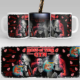 Чашка-хамелеон STAR 330 мл з приколом Ґачимучі "BOSS of this gym"
