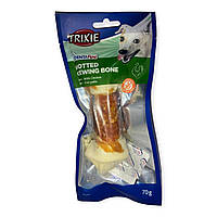 Косточка с куриным филе для собак Trixie Denta Fun Knotted Chicken Chewing Bone 15см 70г