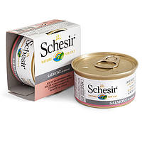 Влажный корм Schesir Salmon Natural Style для котов в консервах Лосось в собственном соку 0.085 кг.