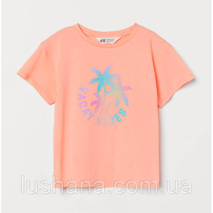 Дитяча футболка H&M на дівчинку 6-8 років - р.122-128
