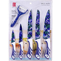 Набір кольорових ножів на блістері, 6 предметів "Фіолетовий" 27*40см X3-231 купить дешево в интернет магазине