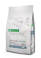 Сухой беззерновой корм для собак с белой шерстью для малых пород Superior Care White Dogs 1.5 кг (рыба)