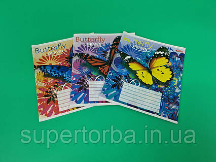 Зошит учнівський з малюнком на обкладинці 36листів карта (10 шт.)