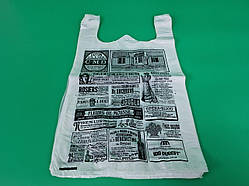 Майка пакет (28+2*7,5х49) "Стара газета" (100 шт.)