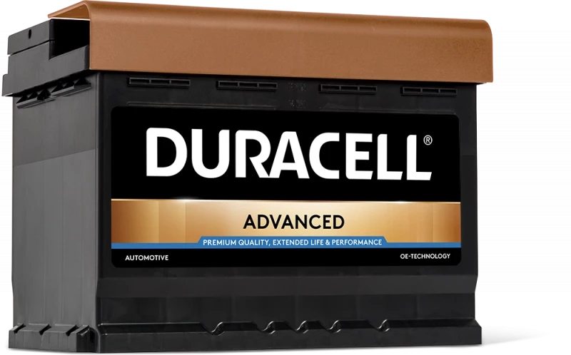 АКБ DURACELL 62Ah 550A R+ Advanced  DA62H