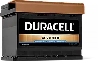 АКБ DURACELL 62Ah 550A R+ Advanced DA62H