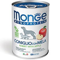 MONGE DOG FRUIT MONOPROTEIN кролик з яблуками 400 гр