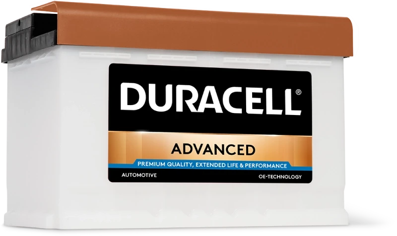 АКБ DURACELL 77Ah 700A R+ Advanced  DA77H