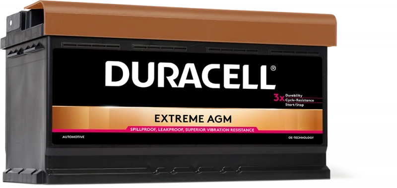 АКБ DURACELL AGM 92Ah 850A R+ Extreme DE92AGM