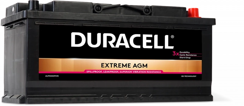 АКБ DURACELL AGM 105Ah 950A R+ Extreme DE405AGM