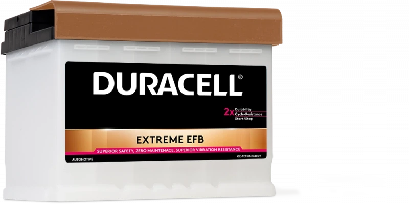 АКБ DURACELL EFB 65Ah 640A R+ Extreme DE65HEFB