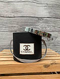 Коробка подарункова кругла Chanel. Колір білий. Розмір L, фото 4