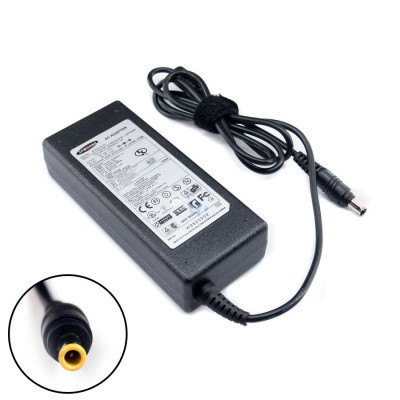 Блок живлення для ноутбука Samsung 90W 19 V 4.74 A 5.5x3.0mm, фото 1