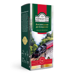 Чай Ахмад в пакетиках чорний Англійський до сніданку 25 х 2 г