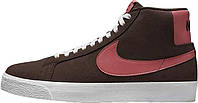 Кроссовки Nike SB ZOOM BLAZER MID коричневые FD0731-200