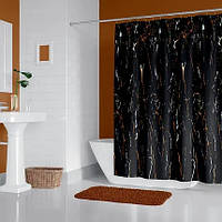 Штора широка для ванної Tropik (Jackline) BlackStone Туреччина 240*200 см