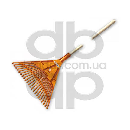 Граблі віялові (22 зубця) держак дерев'яний KT-CX22B, фото 2