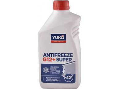 Антифриз автомобільний ANTIFREEZE-40 (Super G12 CARBOXYLATE) червоний 1кг ТМ Yuko FG