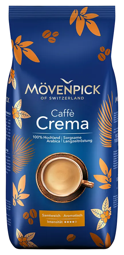 Кава в зернах Movenpick Caffe Crema 100% арабика 1 кг