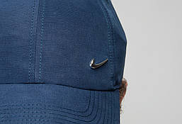 Кепка nike metal swoosh (синя), фото 5