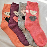 Теплі зимові махрові підліткові жіночі шкарпетки, бавовна, на дівчинку 12-14 років, розмір 36-40