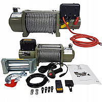 АКУМУЛЯТОРНА ЛЕБІДКА 24V 16800lb Spider Winch Mar-Pol M80820 7,62 т