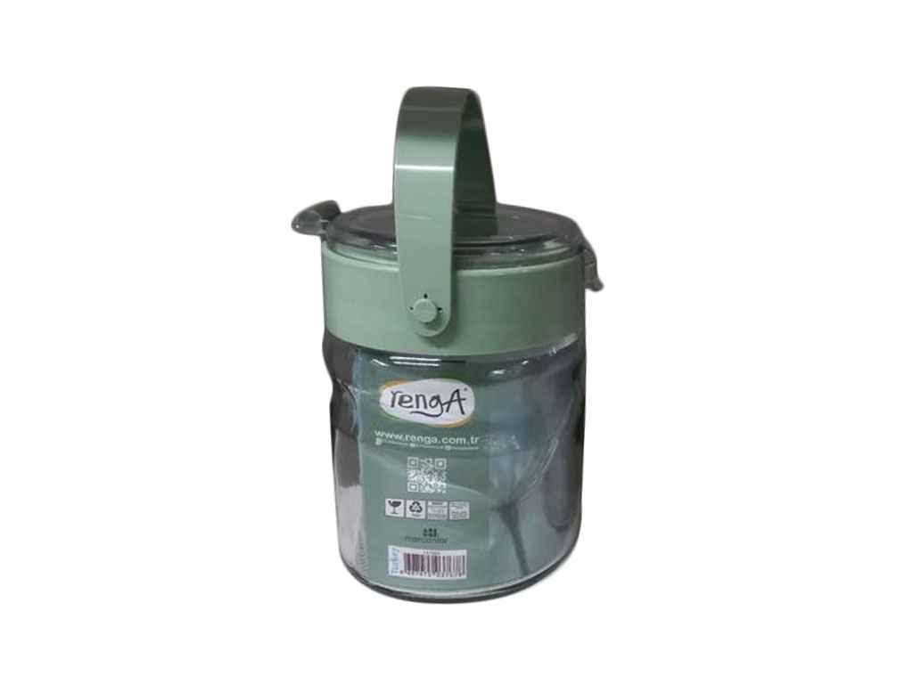 Банка с Крышкой 900мл с Ручкой Моно (микс) 131064 ТМ RENGA BP — Купить ...