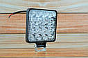 Світлодіодна LED фара робоча 48Вт,(3Вт*16ламп) (товщина радіатора 20мм), фото 4