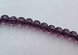 Бусина Куля фігурний колір фіолетовий 8 мм, фото 2