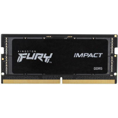 Модуль пам'яті для ноутбука SoDIMM DDR5 16GB 4800 MHz FURY Impact Kingston Fury (ex.HyperX) (KF548S38IB-16), фото 1