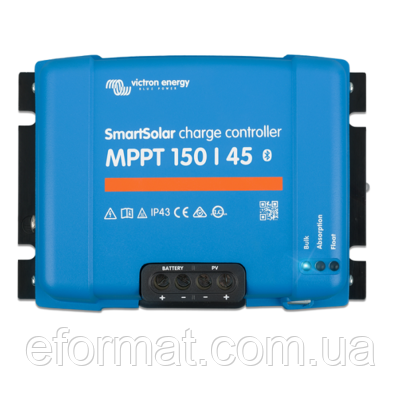 Контролер заряду victron energy smartsolar mppt 150/45 (45а, 12/24/48в)
