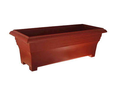 Ящик Кашпо балконне для квітів No3 600х250х208мм теракот. ТМ КОНСЕНСУС FG