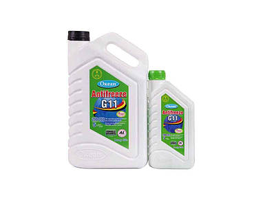 Антифриз автомобільний Anti-freeze Океан GRS-40 G11 GREEN кан.1кг. ТМ Океан