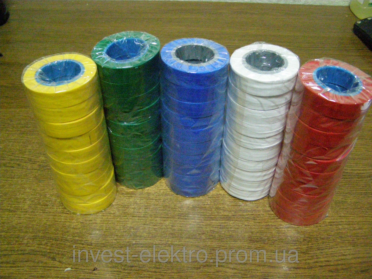 Ізолента ПВХ (17-19м) біла, фото 1