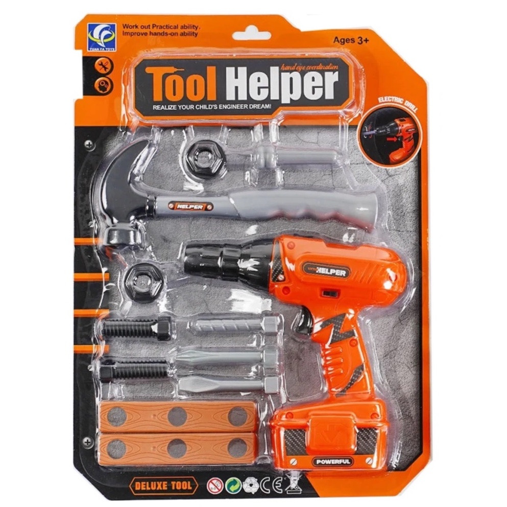 Ігровий функціональний шуруповерт "Tool Helper" арт. YF 796-1