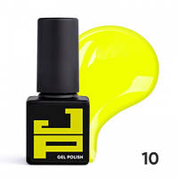 Гель-лак Jerden Proff 010 Neon yellow неоново-жовтий, 5 мл
