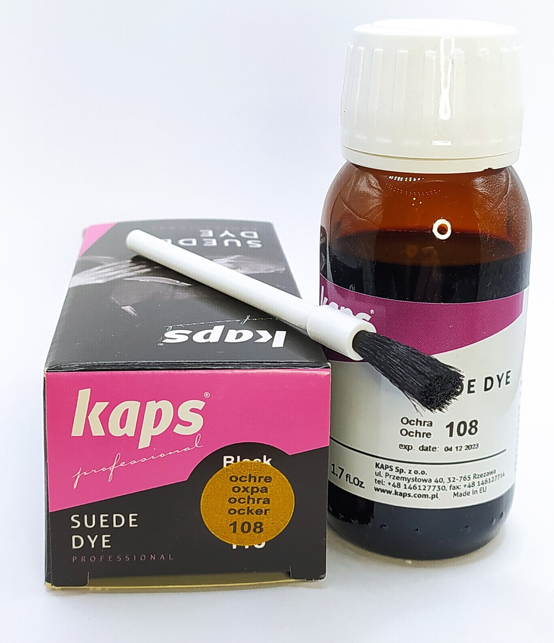 Охра фарба для замші та нубуку Kaps Suede Dye 50 ml, фото 1