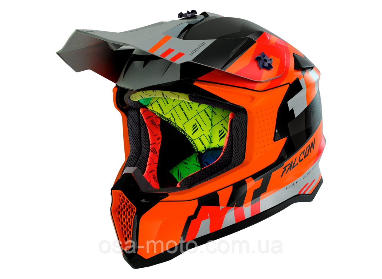 Мотошлем MT FALCON ARYA A4 Matt Orange