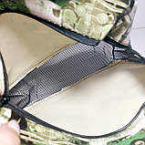 Косметичка жіноча шкірозамінника + сітка з ручками, фото 5