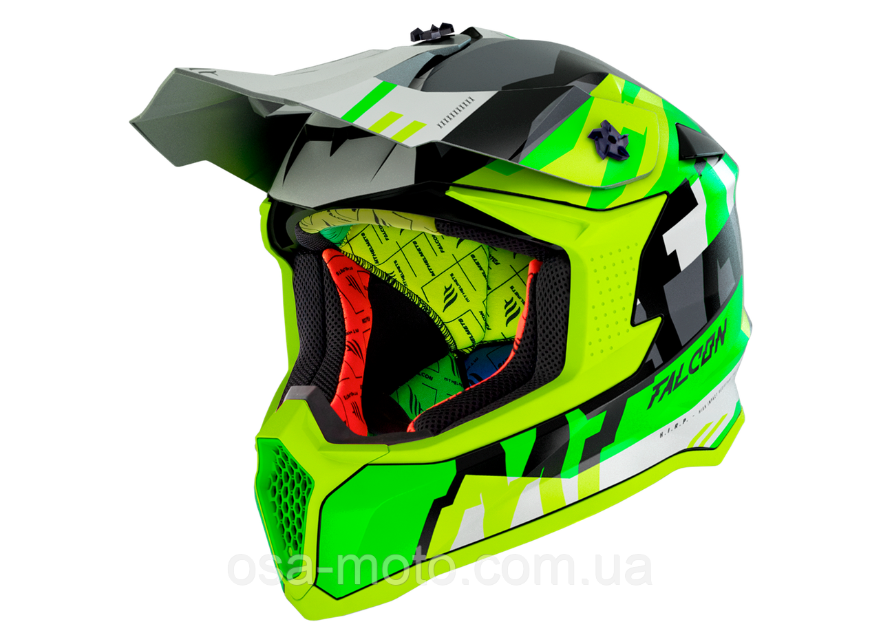 Мотошлем MT FALCON ARYA A3 Matt Yellow