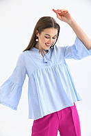 Блузка льон КОЛОКОЛЬЧИК для дівчат норма розмір 36-40, колір уточнюйте під час замовлення