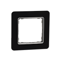 Рамка 1-постова  Штучне чорне скло Sedna Elements Schneider Electric SDD361801