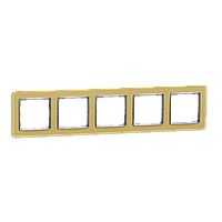 Рамка 5-постова  Матове золото Sedna Elements Schneider Electric SDD371805