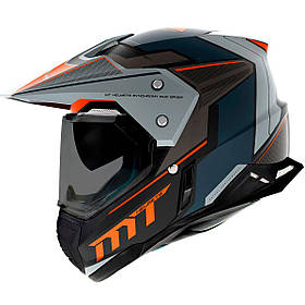 Мотошлем MT SYNCHRONY SV Duo Sport Patrol B4 Matt Orange