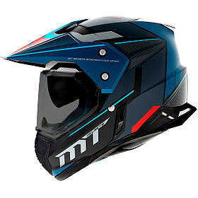 Мотошлем MT SYNCHRONY SV Duo Sport Patrol B7 Matt Blue