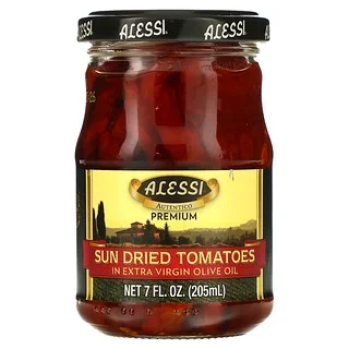 Alessi, Высушенные на солнце томаты премиального качества в оливковом масле первого отжима, 205 мл (7 жидк. - фото 1 - id-p1770104617