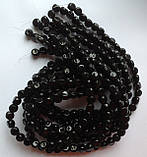Бусина Куля фігурний колір чорний 8 мм, фото 4