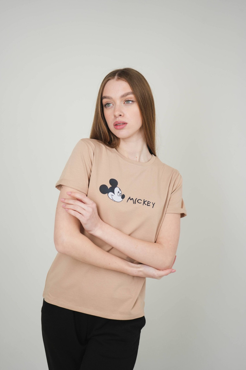Жіноча футболка з принтом Mickey